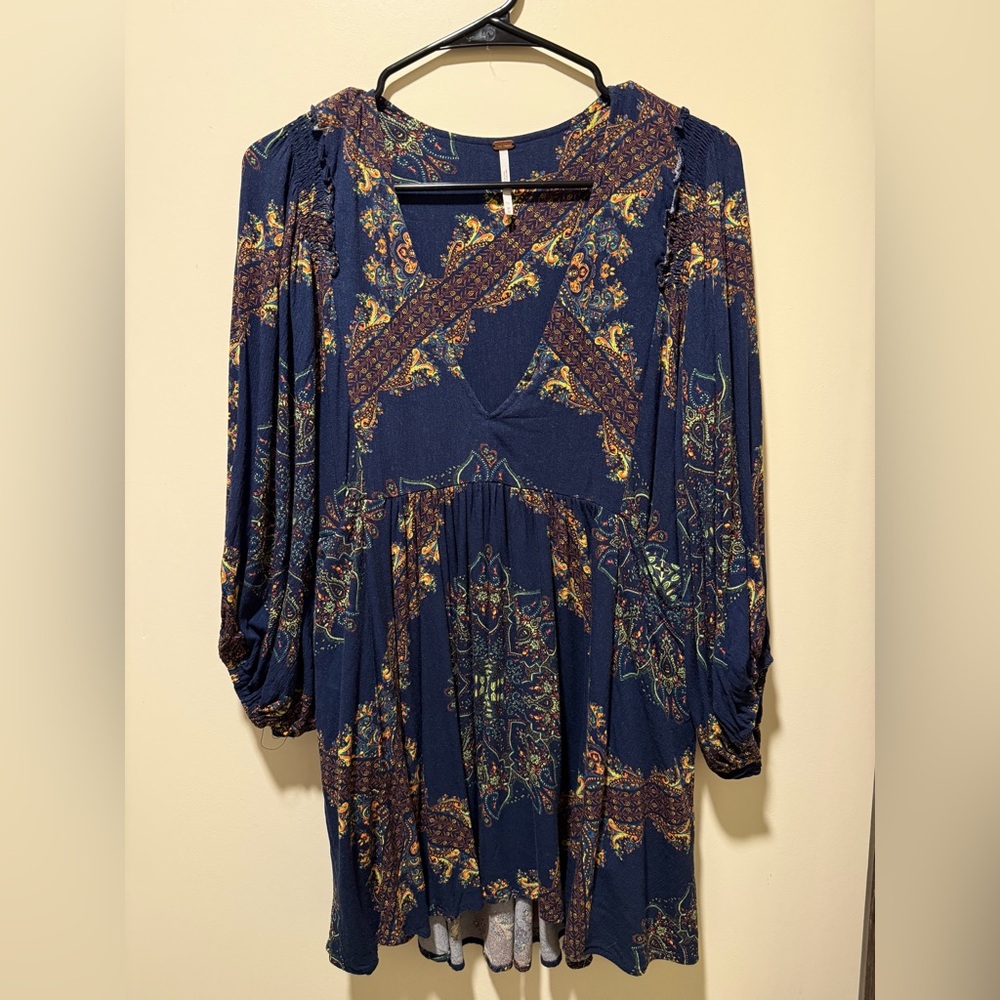Free People Paisley Mini Summer Dress